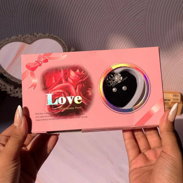 PARISCROWD REAL OYSTER PEARL NECKLACE KIT (FREE GIFT-:Earrings + Ring)